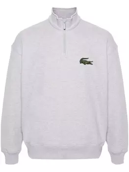 Lacoste толстовка с нашивкой Crocodile, серый