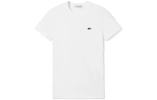 LACOSTE Женская футболка, цвет 001/White