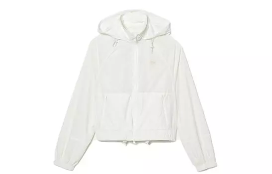 LACOSTE Женская куртка, цвет Gray/White