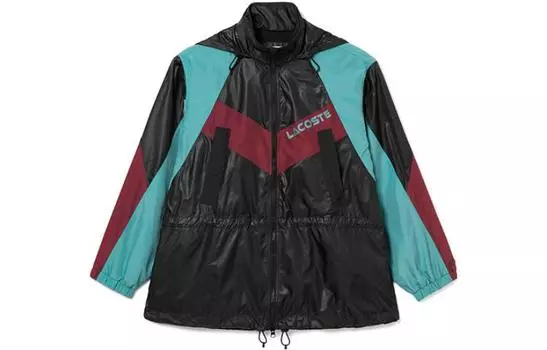 LACOSTE Женская куртка, цвет Red, black, and green color-blocking/KRI