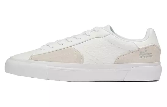 LACOSTE Женская обувь для скейтбординга, Platinum Violet/Coconut Milk/Volt/Sail