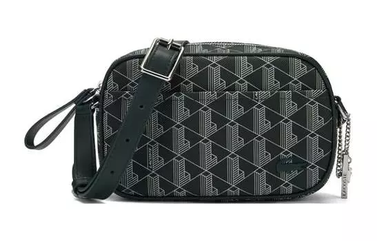 LACOSTE Женская сумка через плечо, Emerald green mixed with milky white