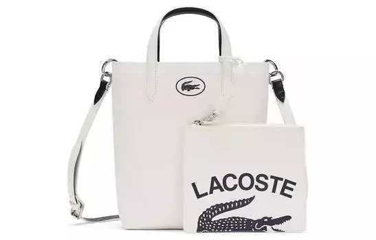 LACOSTE Женская сумка, White dark green