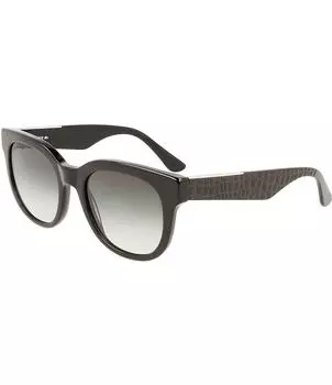 Lacoste Женские овальные солнцезащитные очки L971S 52 мм, черный
