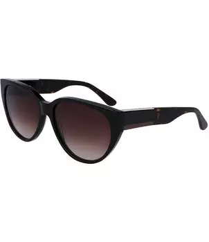 Lacoste Женские овальные солнцезащитные очки L985S 59 мм, черный