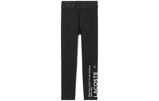 LACOSTE Женские повседневные брюки, цвет Black