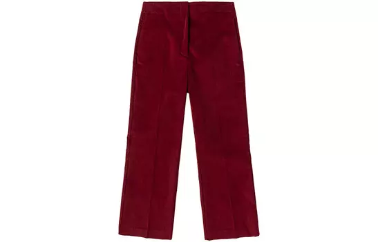 LACOSTE Женские повседневные брюки, цвет Burgundy