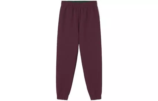 LACOSTE Женские повседневные брюки, цвет Burgundy wine-red