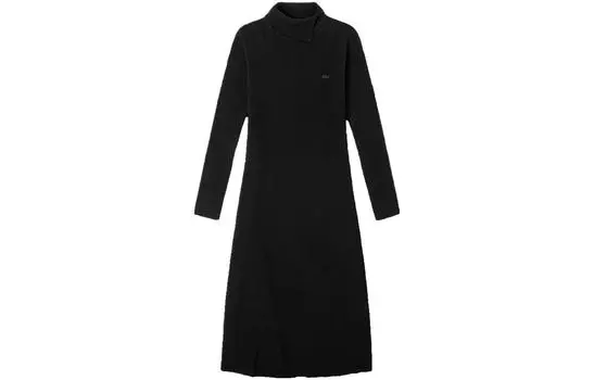 LACOSTE Женское платье с длинными рукавами, цвет Black