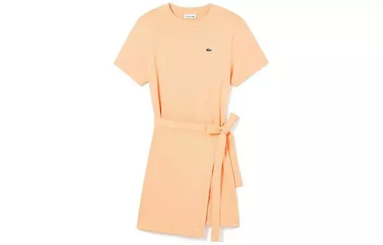 LACOSTE Женское платье с короткими рукавами, цвет Black