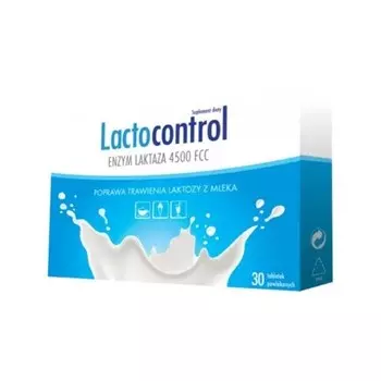 Lactocontrol фермент лактаза 30 таблеток при непереносимости лактозы Natur Produkt
