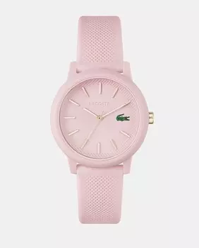 Ladies Lacoste 12.121 2001213 розовые силиконовые женские часы Lacoste, розовый
