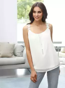 Lady блузка топ, цвет Ecru