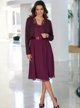 Lady кружевное платье "платье", цвет Burgund