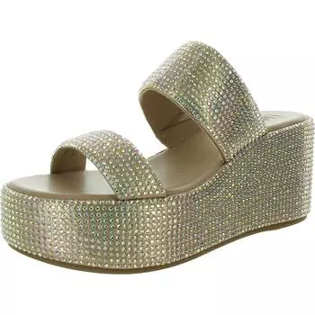 Laelyn женские сандалии на танкетке из искусственной кожи с мягкой стелькой INC, цвет ab bling