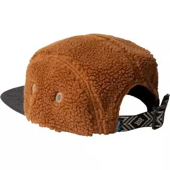 Лагерная шапка с меховым шариком KAVU, цвет Redwood