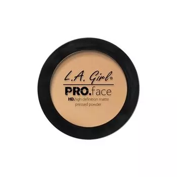 Lagirl профессионал. пудра для лица hd матовая компактная L.A. Girl, цвет soft honey, 7 гр