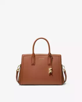 Laila кожаная сумка-портфель, трансформируемая в сумку на плечо Michael Michael Kors, коричневый