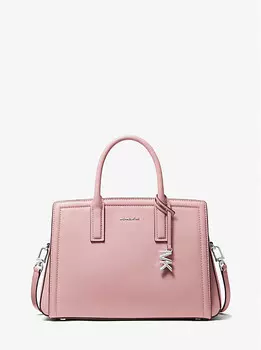 Laila кожаная сумка среднего размера Michael Kors, розовый