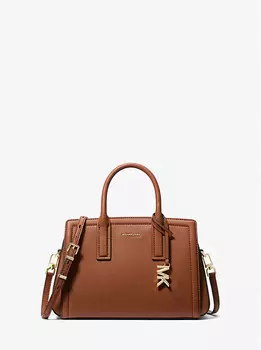 Laila маленькая сумка из шагреневой кожи Michael Kors, коричневый