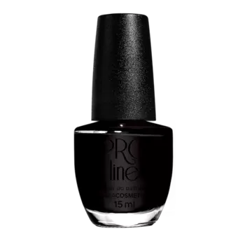 Лак для ногтей 024 непрозрачный черный, 15 мл Maga Cosmetics Proline, цвет czarny