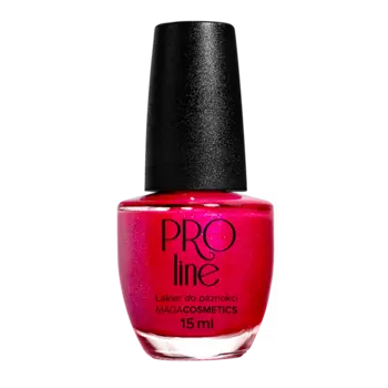 Лак для ногтей 070 покрывающий с частицами красный, 15 мл Maga Cosmetics Proline, цвет 070
