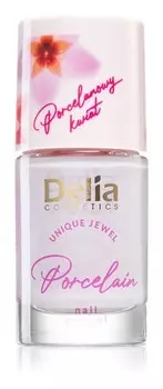 Лак для ногтей 2 в 1 Delia Cosmetics Porcelain, оттенок 06 Lilly 11 мл