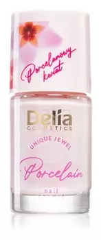 Лак для ногтей 2 в 1 Delia Cosmetics Porcelain, оттенок 05 Pink 11 мл