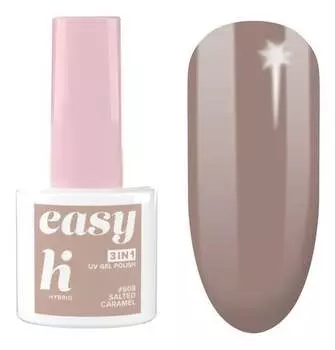 Лак для ногтей 3в1 №608 «Соленая карамель», 5 мл Hi Hybrid, Easy Hybrid