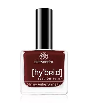 Лак для ногтей Alessandro Hybrid, Shiny Aubergine, 8 ml