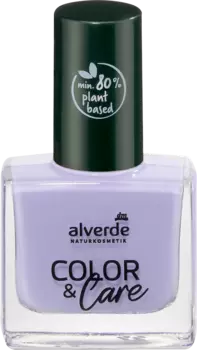Лак для ногтей alverde NATURKOSMETIK Nagellack Color & Care Nr. 150 Frosted Purple, 10 ml