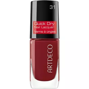 Лак для ногтей ARTDECO Quick Dry Nail Lacquer, 31 Confident Red / 10 ml
