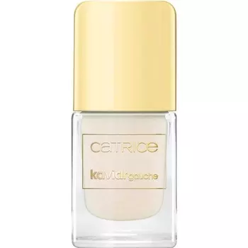 Лак для ногтей Catrice Kaviar Gauche C01 Over The Sky White Быстросохнущий стойкий мерцающий полупрозрачный 10,5 мл