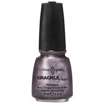 Лак для ногтей Crackle Metals, решетчатый сиреневый, 0,5 унции, China Glaze