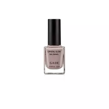Лак для ногтей Crystal Glow с эмалью, 13 мл, розовый порошок, Ga-De
