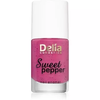 Лак для ногтей Delia Cosmetics Sweet Pepper Black Particles - 08 Berry, 11 мл