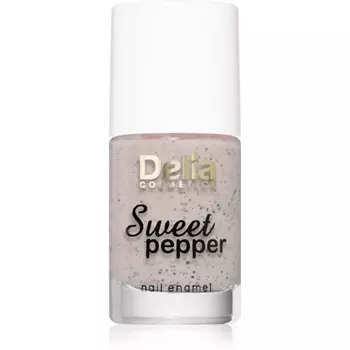 Лак для ногтей Delia Cosmetics Sweet Pepper Black Particles — 02 Абрикос, 11 мл