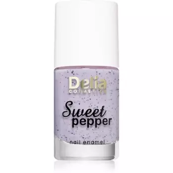 Лак для ногтей Delia Cosmetics Sweet Pepper Black Particles — Лаванда, 11 мл