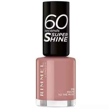 Лак для ногтей Esmalte de Uas 60 Seconds Super Shine Rimmel, 230 Mauve To The Music