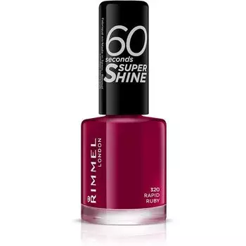 Лак для ногтей Esmalte de Uas 60 Seconds Super Shine Rimmel, 320 Rapid Ruby