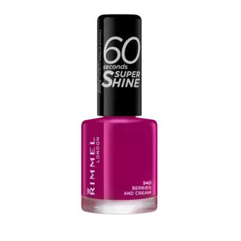 Лак для ногтей Esmalte de Uas 60 Seconds Super Shine Rimmel, 340 Berries and Cream