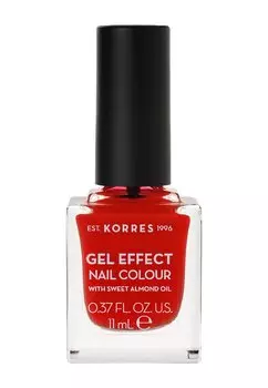 Лак для ногтей Gel-Effekt Nagellack KORRES, цвет coral red 48