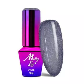 Лак для ногтей гибридный, Свадебная мечта и шампанское Spumante 10 г № 387 MollyLac