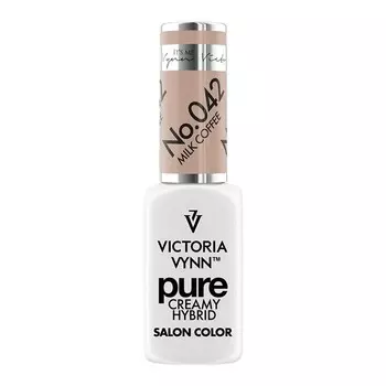 Лак для ногтей гибридный Victoria Vynn Pure Creamy Hybrid 042 Milk Coffee, 8 мл