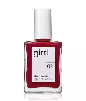 Лак для ногтей gitti no. 102, Klassisch Rot, 15 ml