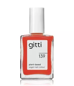 Лак для ногтей gitti no. 139, Feuriges Orangerot, 15 ml