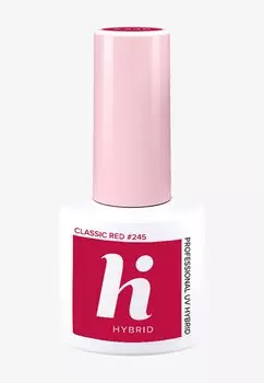 Лак для ногтей Hi Hybrid Date Uv Gel Lolish Hi Hybrid, цвет classic red