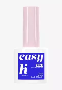 Лак для ногтей Hi Hybrid Easy 3In1 Hi Hybrid, цвет crazy blue splash