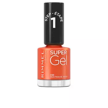 Лак для ногтей Kate super gel nail polish Rimmel london, 12 мл, 96-heatwave away