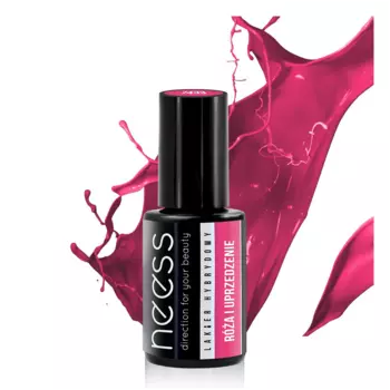 Лак для ногтей каучуковый гибридный «роза и предубеждение» Neess, 4 мл